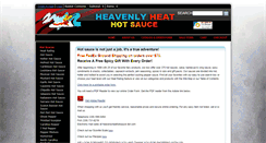 Desktop Screenshot of heavenlyheathotsauce.com